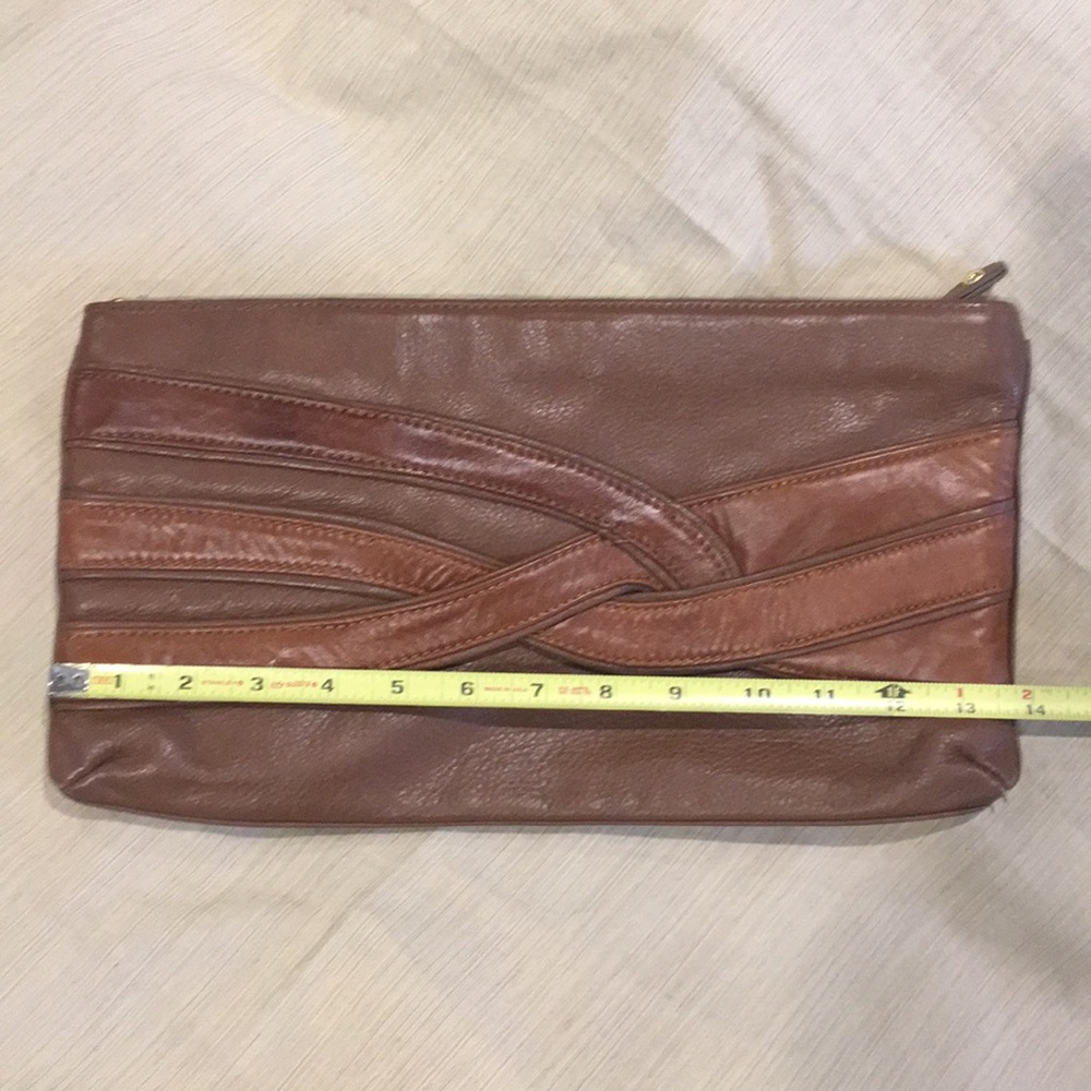 Leather clutch